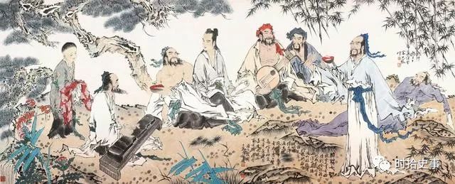 竹林七贤中的