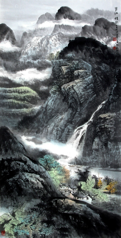  p data-id="gnb60ls5tq">刘新,字新之,中国当代人文山水画 a target=