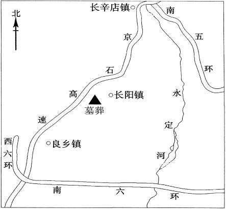 5 公里,西为京石高速公路,是2011年由房山区长阳镇一工地工人挖掘地基