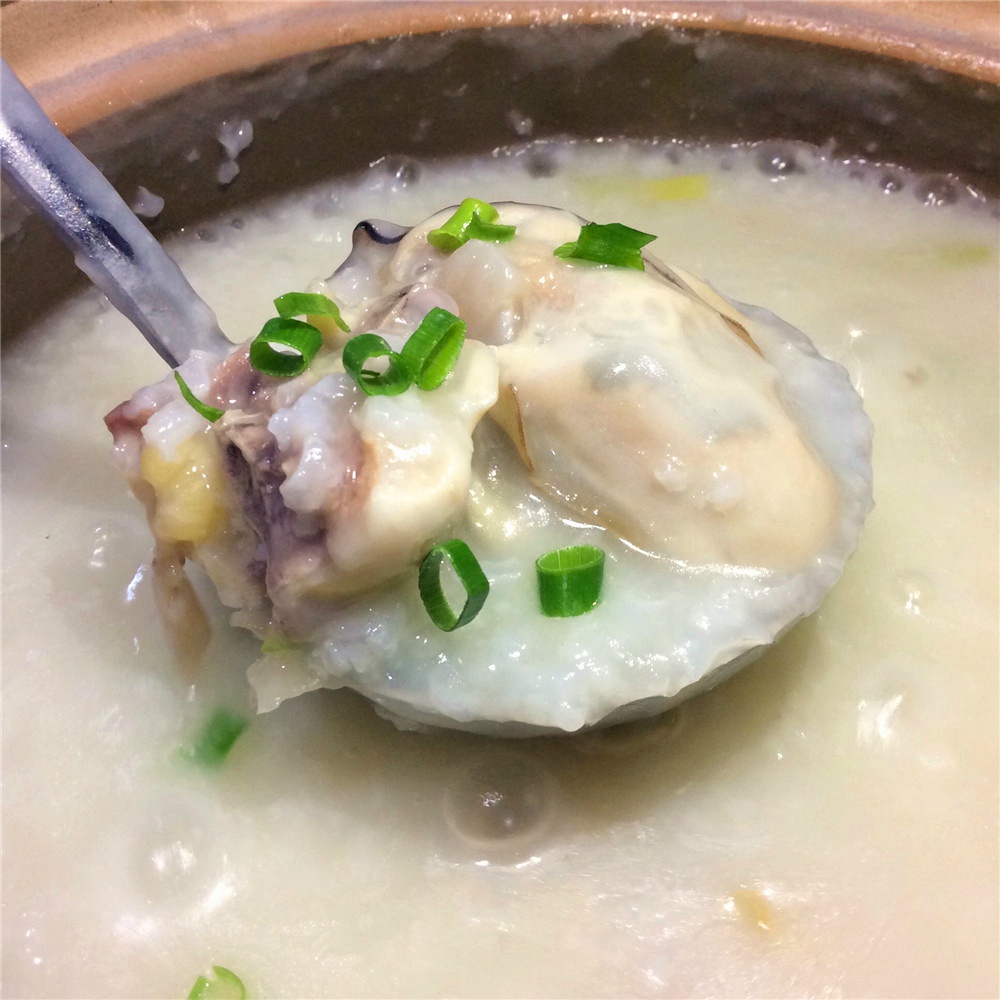 鲜蚝鸡粥