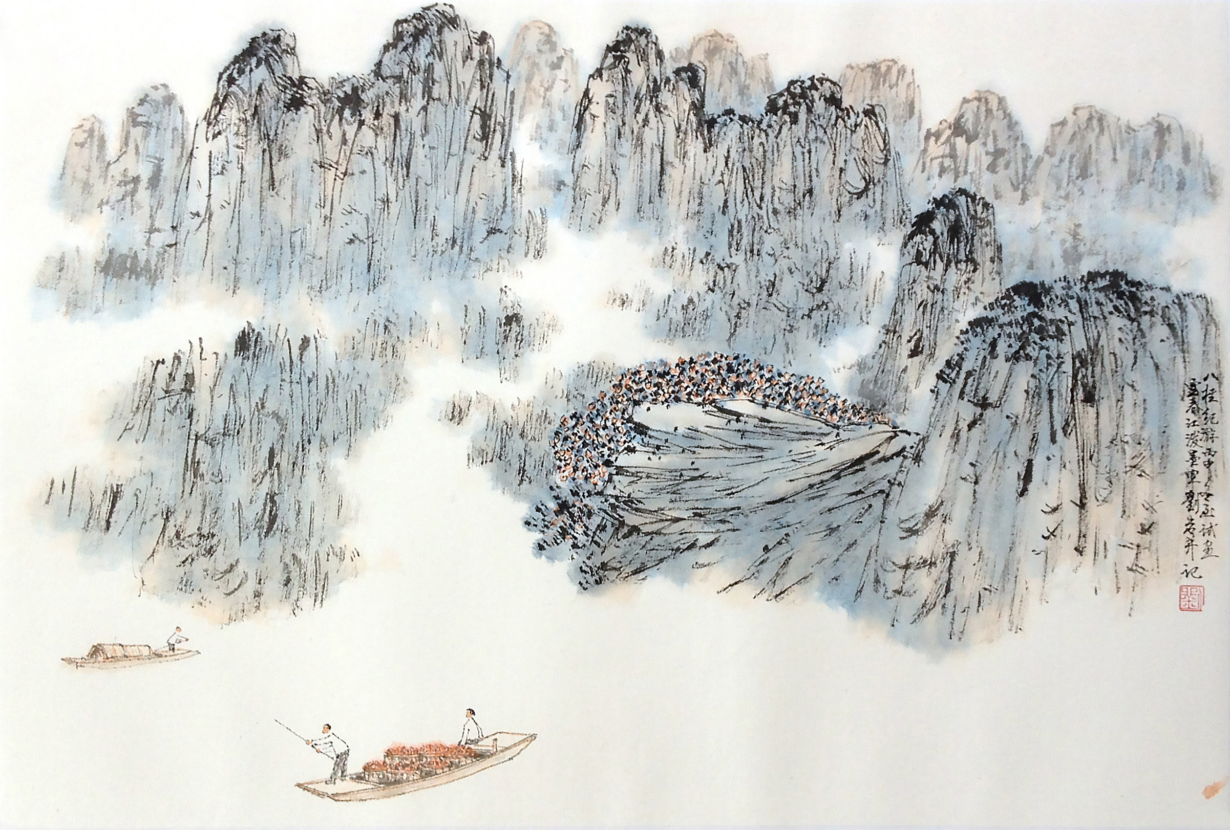 1950年7月25日出生,河北省安新县人(白洋淀),自幼热爱绘画