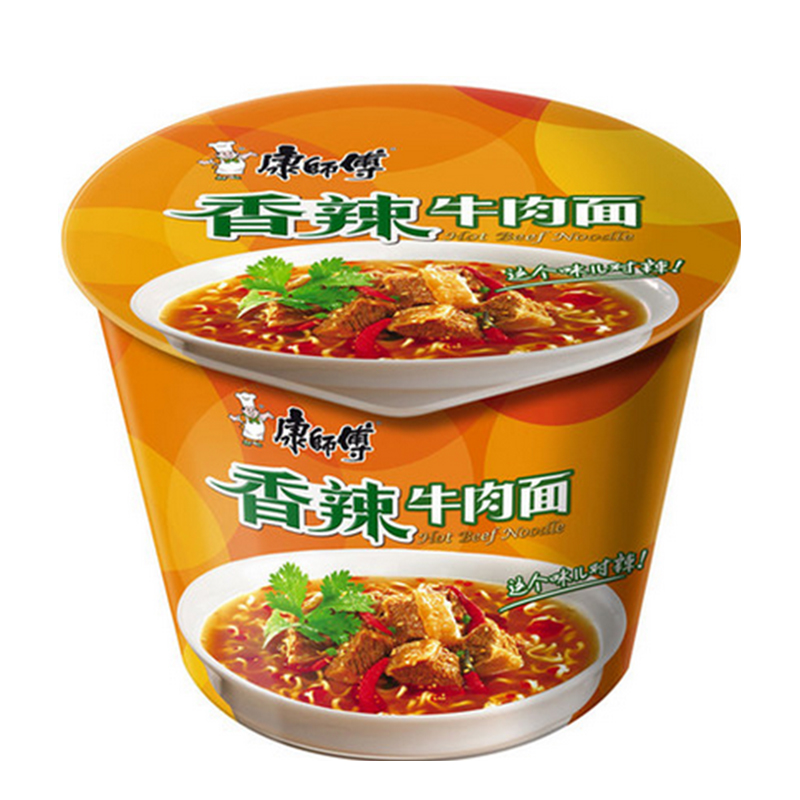  p>康师傅香辣牛肉面延续康师傅口味的丰富配料与口碑,在杯面上做轻巧