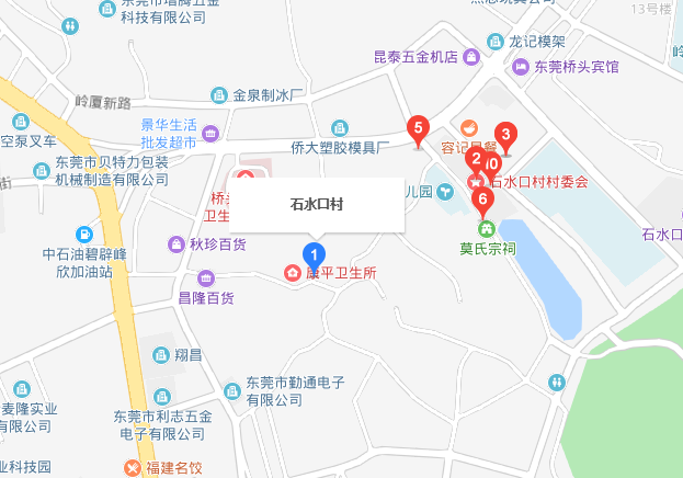  p>石水口村位于广东省东莞市桥头镇的西南部,紧靠东莞东部工业园桥头