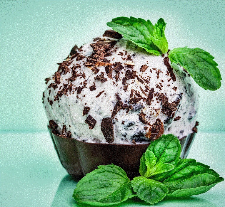 薄荷黑巧克力冰淇淋