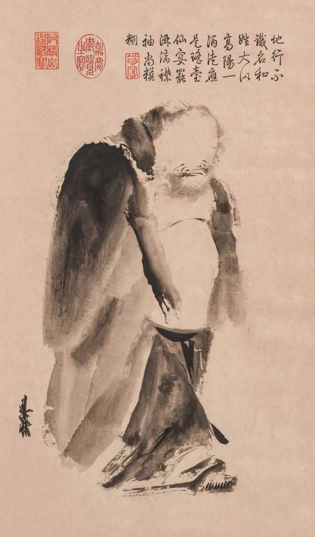 《泼墨仙人图》疯子和天才的摇摆_百科TA说