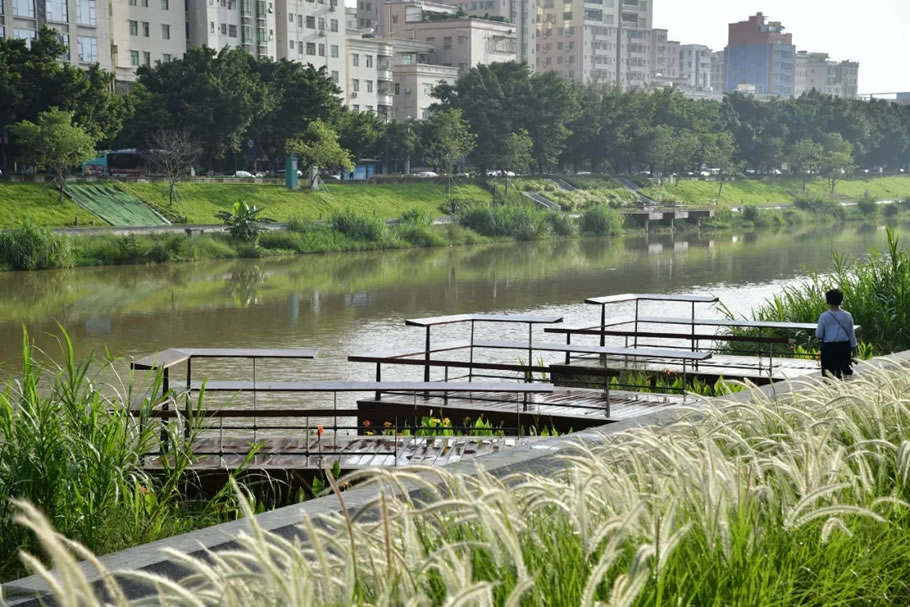 茅洲河碧道(the pilot section of maozhou river)是广东省深圳市宝安