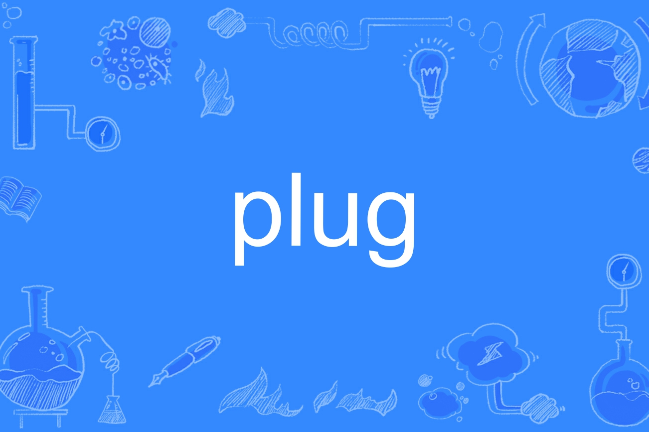  p data-id="gnxa2cyknr">plug,英语单词,名词,动词,作名词时意思是"