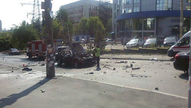 马克西姆·沙波瓦尔在乌克兰首都基辅市中心的一起汽车爆炸案中丧生