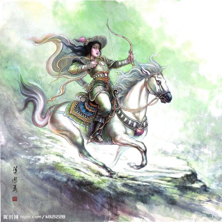 花木兰（古代文学作品中的女性将领）_百度百科