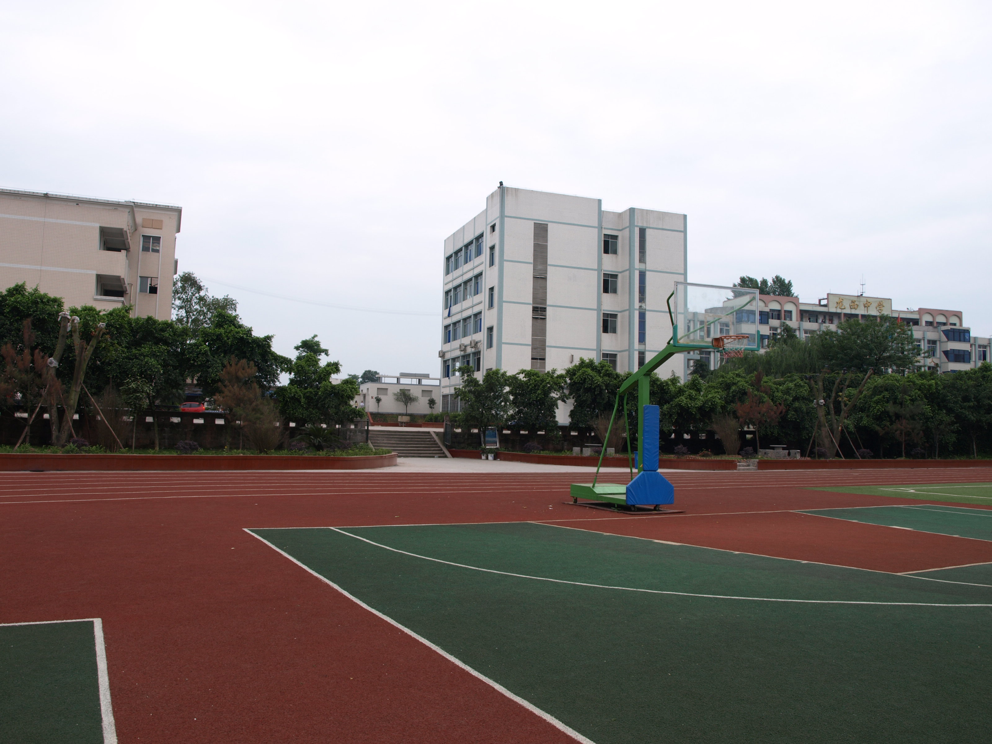  p>大足区龙西中学毗邻龙水镇城区,始创于1950年,是国家农村中小学