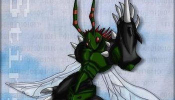  p>刺钉兽(台译"飞虫兽")(スティングモン/stingmon)是 a target="