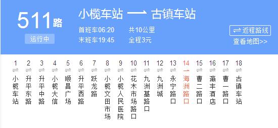 中山公交511路