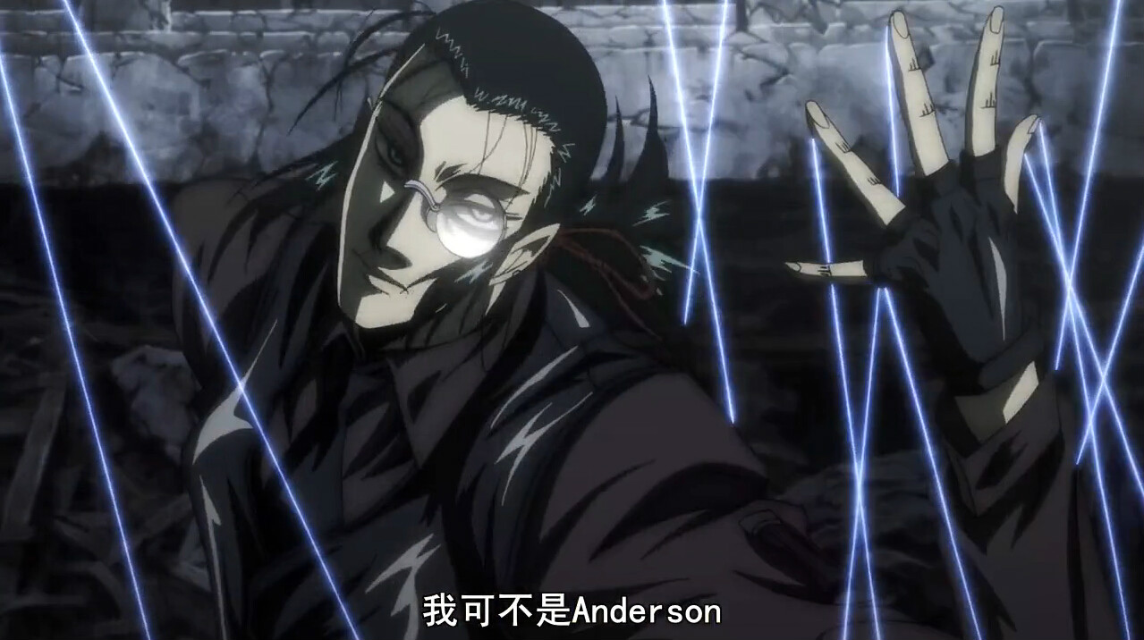 英国皇家国教骑士团hellsing的原王牌,最强的人类死神沃尔特,因特古拉