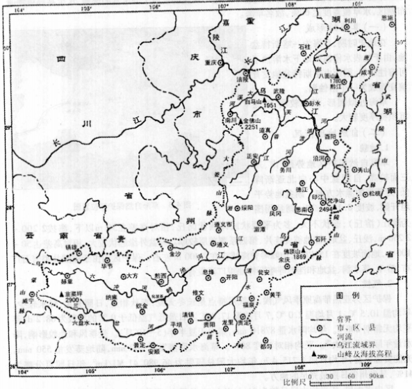  p data-id="gnco6g6xtr">乌江为贵州省第一大河,古称延江,黔江,,是