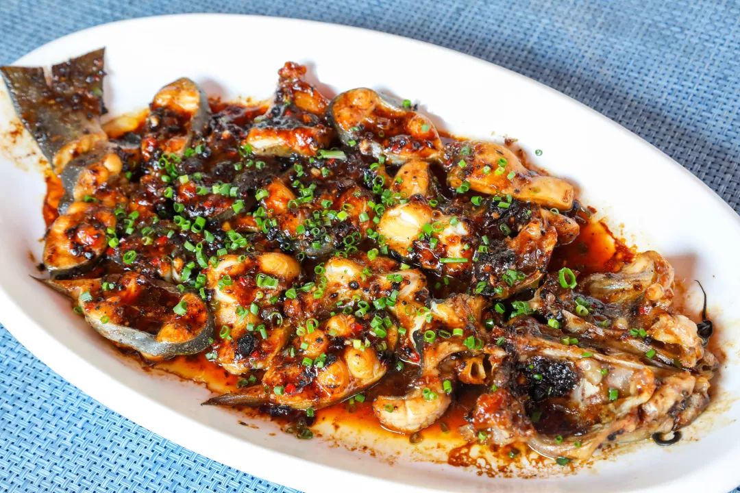 豉汁蒸钳鱼