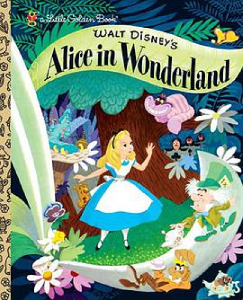 walt disneys alice in wonderland (little golden book)