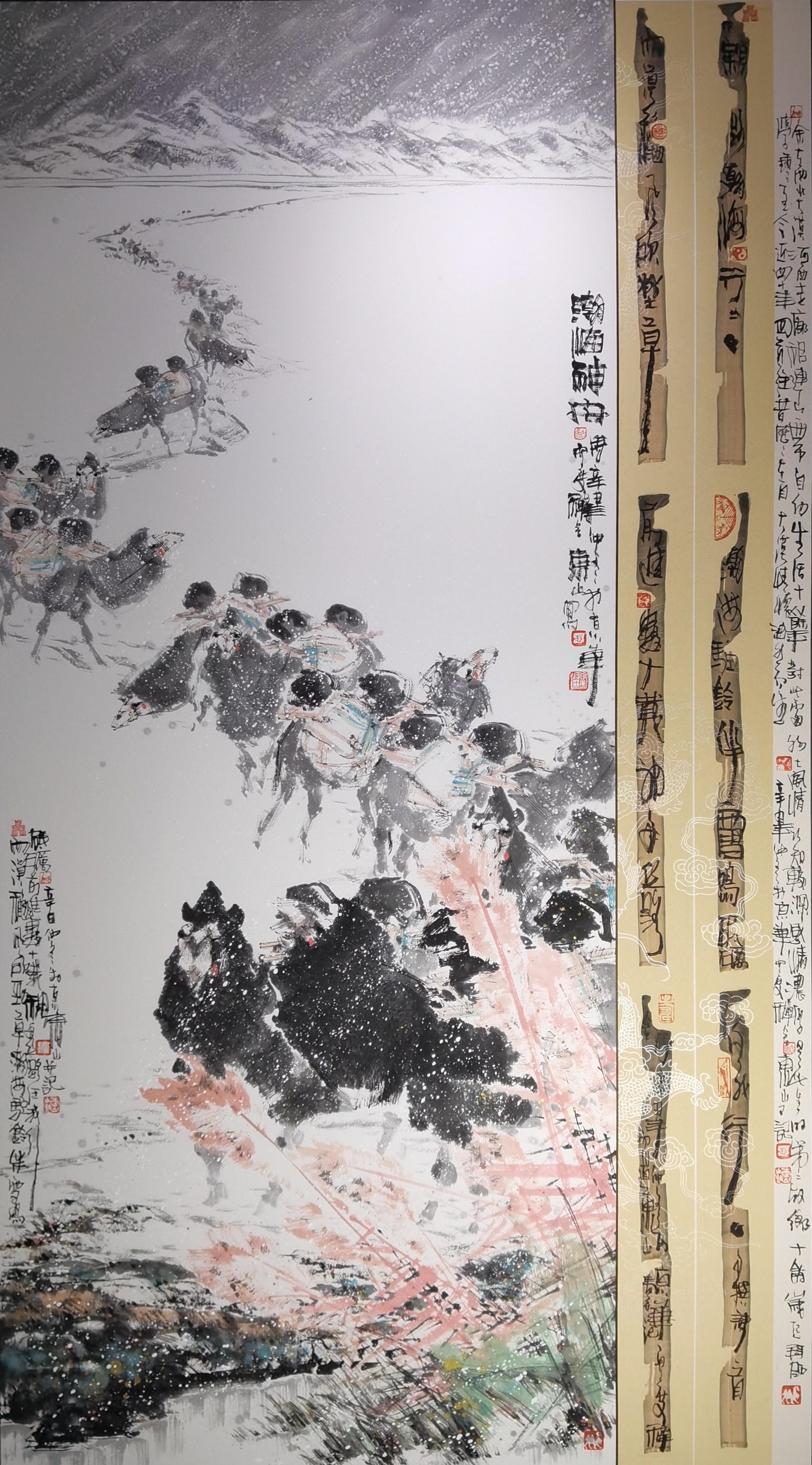 居士,斋室名″六度禅舍",自幼喜欢绘画,少时师从祁峰老师