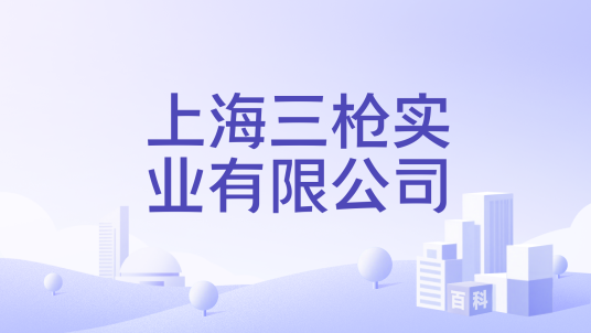 上海三枪实业有限公司_百度百科
