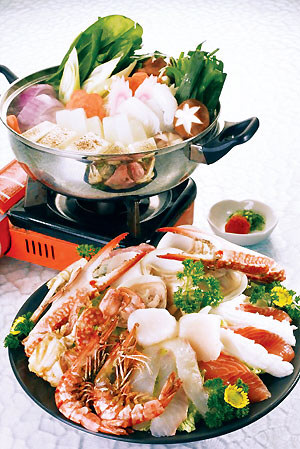 sea food hot pot