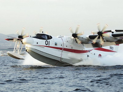  p>us-1是日本新明和工业公司在ps-1型水上飞机基础上发展的水陆两用