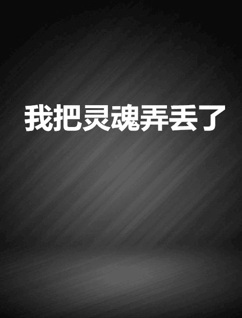 我把灵魂弄丢了