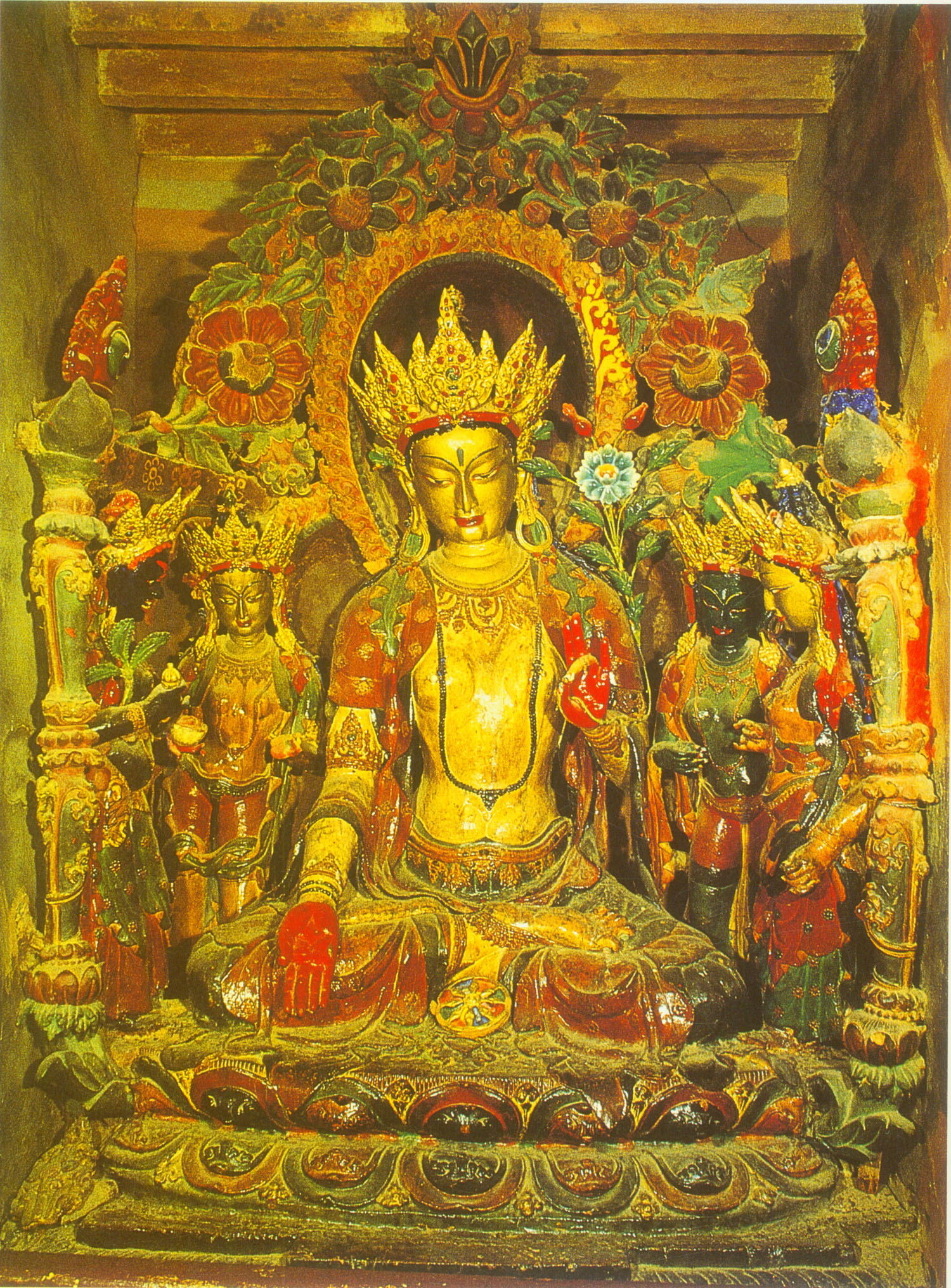  p>白度母(white tara),藏音译卓玛嘎尔姆,又称为增寿救度佛母,是 a