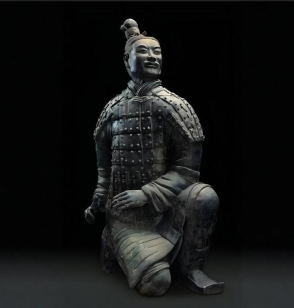 秦跪射俑_百度百科