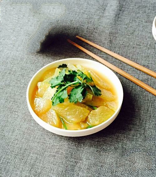 香菜烧冬瓜