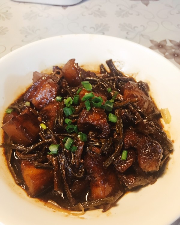 豆角干烧肉