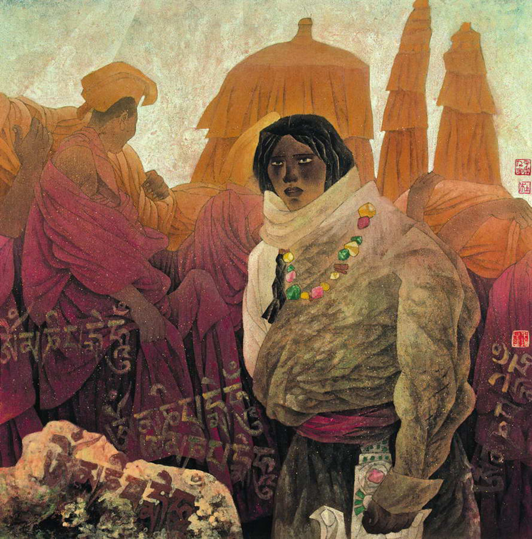  p>杜平让,1966年生,甘肃宁县人,艺名昴颉,专业画家.