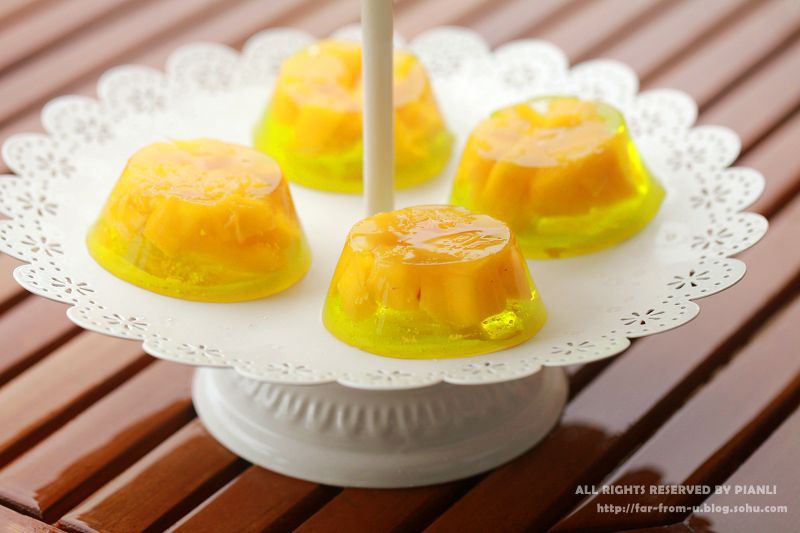 芒果蒟蒻果冻