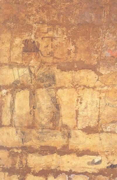 望都一号东汉壁画墓·门下小吏