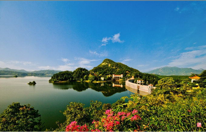 信阳新县香山湖景区