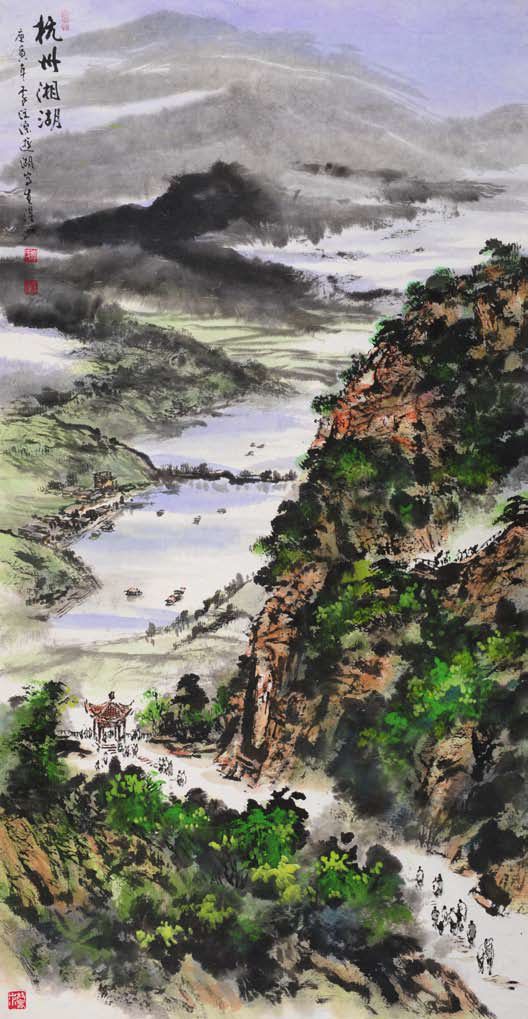  p>李沃源,1957生于福建省金门县,9岁始习中国画,大学时代则专研油画