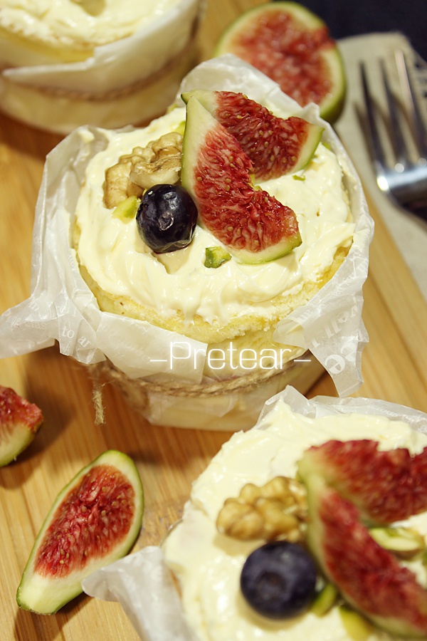 无花果奶油杯子蛋糕