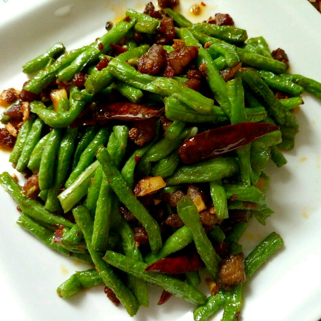 干煸肉沫四季豆