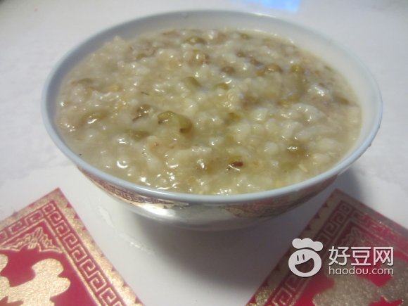 绿豆糯米粥