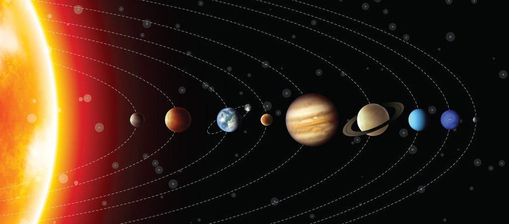 ">金星 /a>的绕日运行轨道在地球(asteroid belt)以内,称内行星