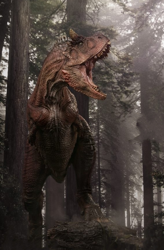 damtoys 博物馆系列食肉牛龙 carnotaurus 全身场景雕像普通版,豪华版