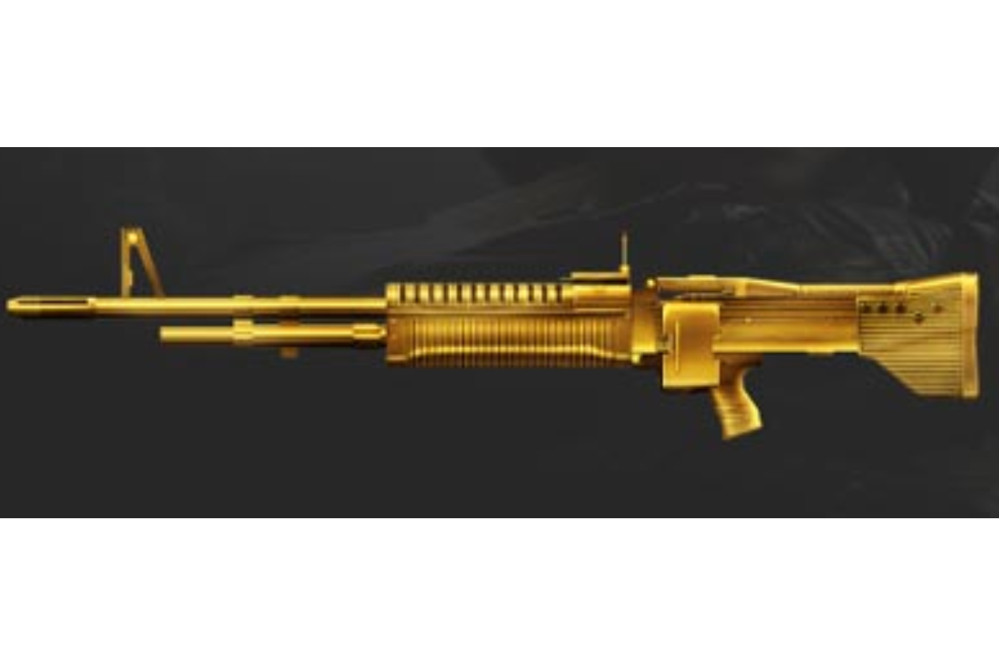  p>黄金m60,游戏《穿越火线:枪战王者》中的机枪. /p>