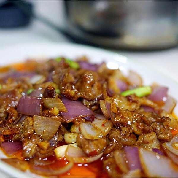 洋葱酱香肉片