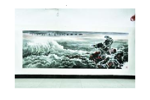  p>《观海听潮》是河北画家 a target="_blank" href="/item/李玉龙