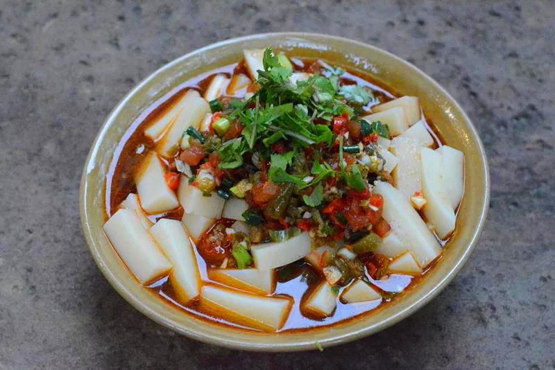 凉拌米豆腐