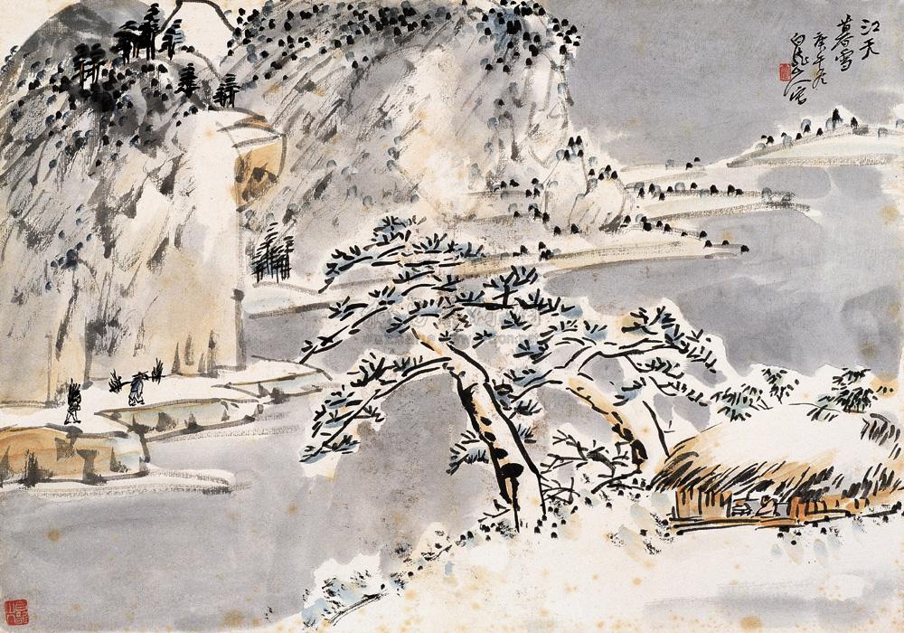 江天暮雪