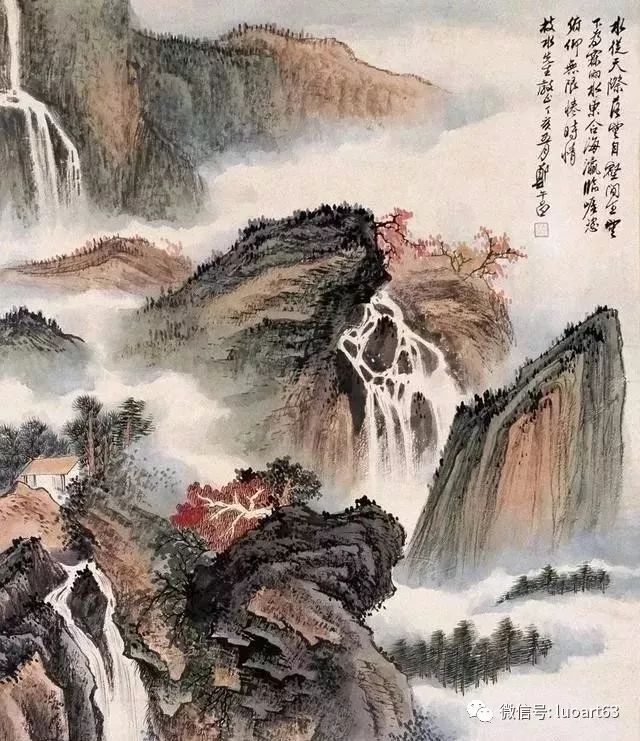 民国画家郑午昌山水画作品欣赏_百科TA说