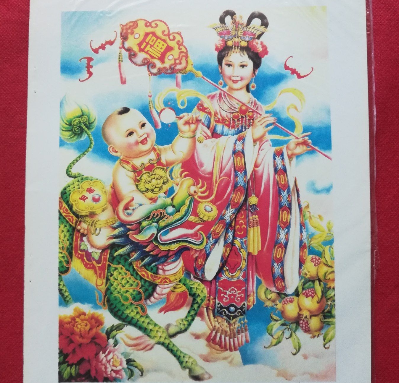 鼻煙壺　麒麟賜福　中国　麒麟送子 麒麟送子（中国祈子风俗）_百度百科