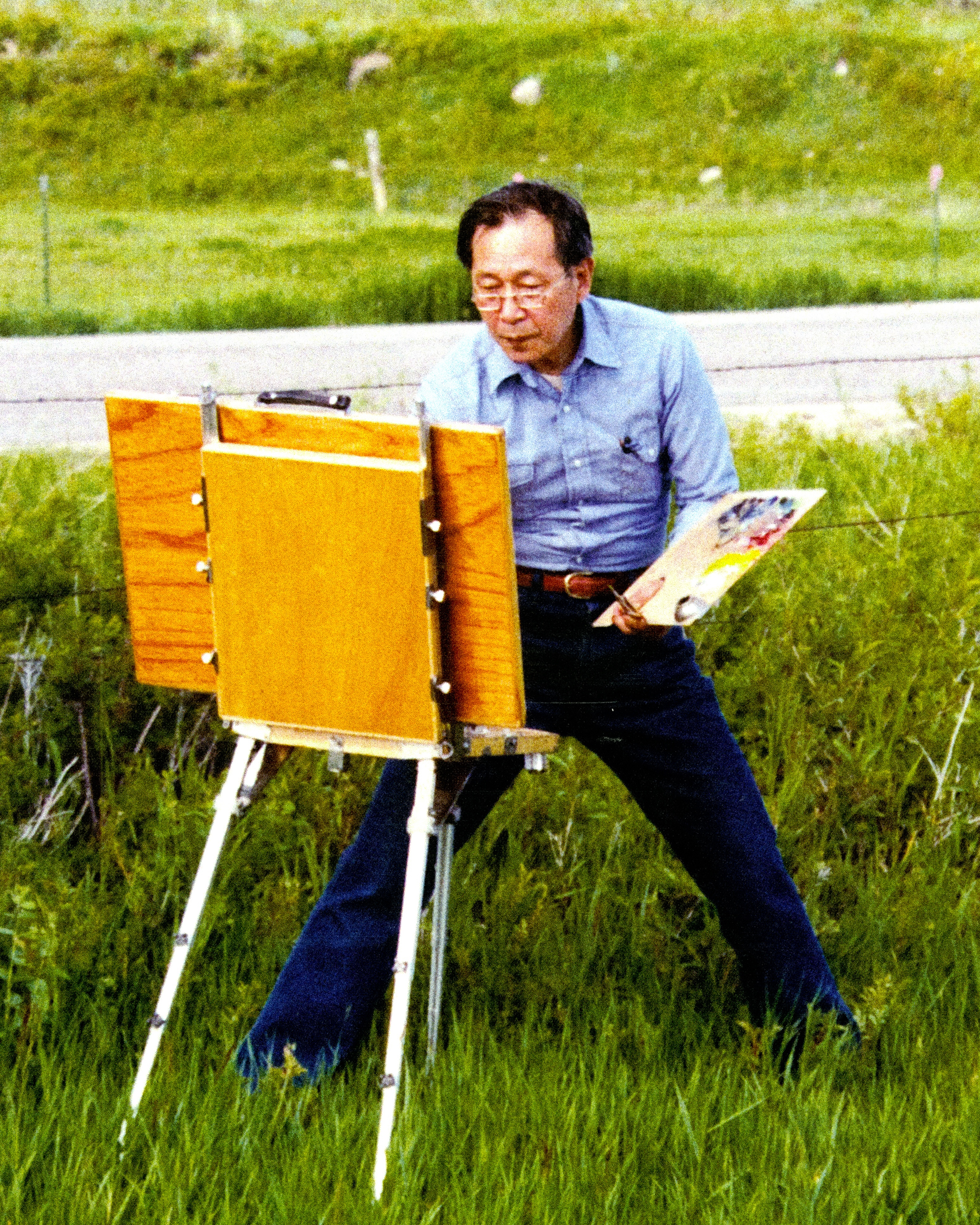 张文新,1964年为北京画院画家