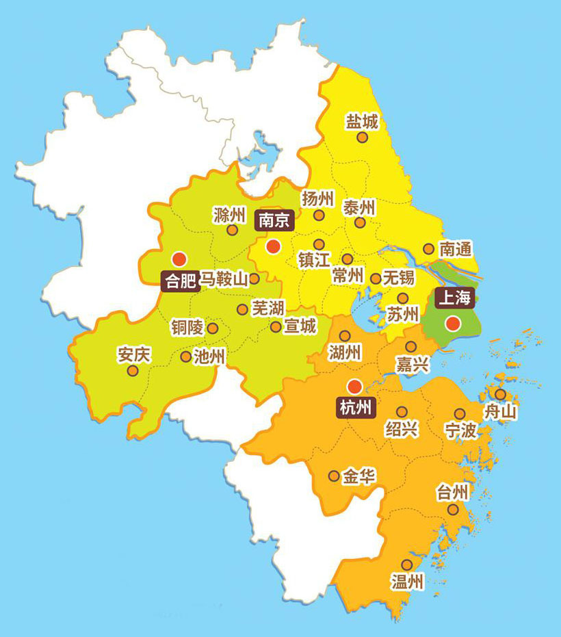 长江三角洲中心区