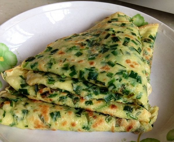 煎韭菜饼