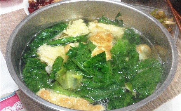 油麦菜鸡蛋汤
